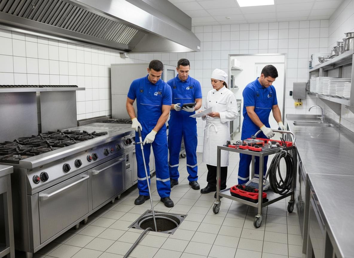 Desentupimento comercial