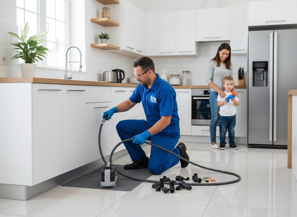 Desentupimento residencial